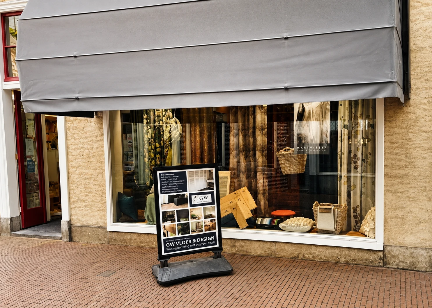 Showroom van GW Vloer & Design in Brielle